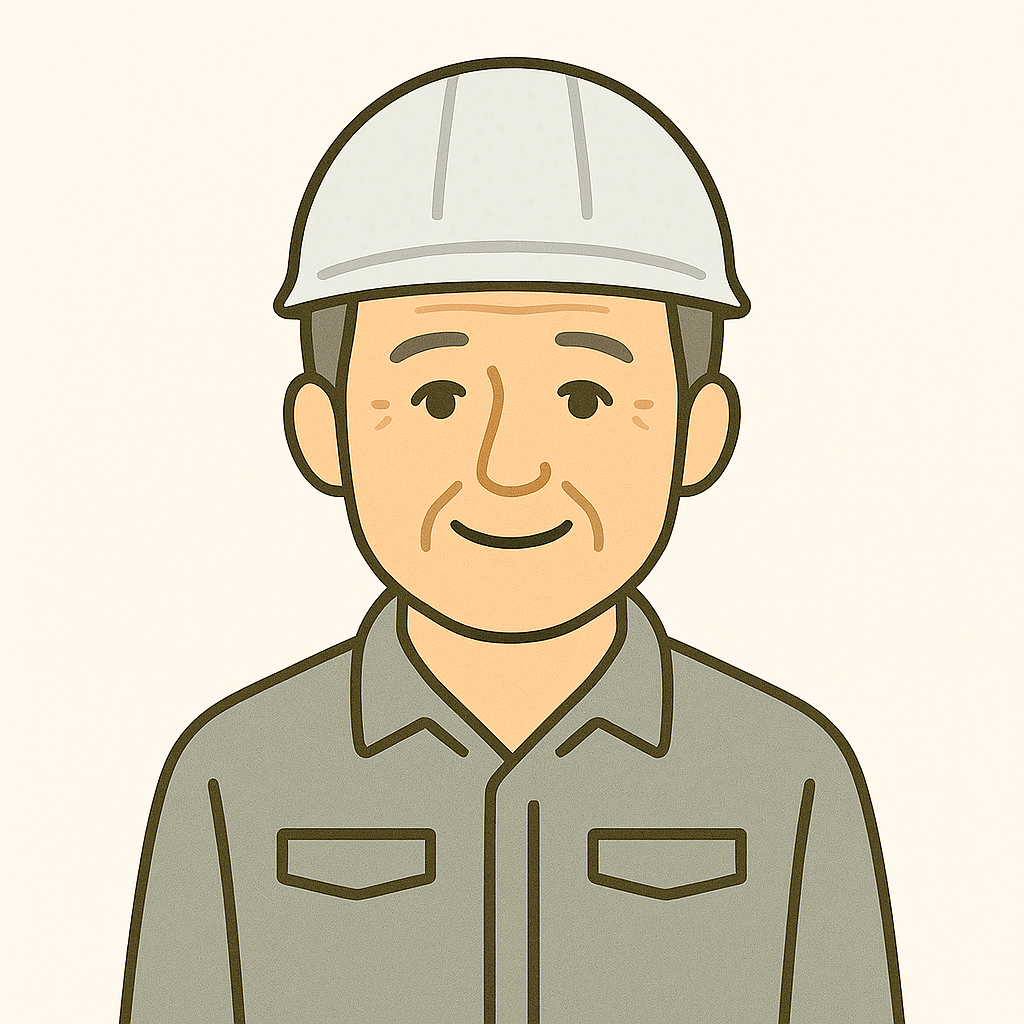 派遣技術者として活躍中　Mさん：60代【土木施工管理】